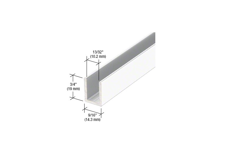 U-Profil Aluminium,  weiß U-Profil Aluminium,  weiß